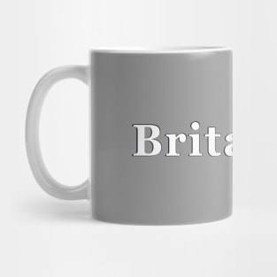 The inscription "britain" Mug